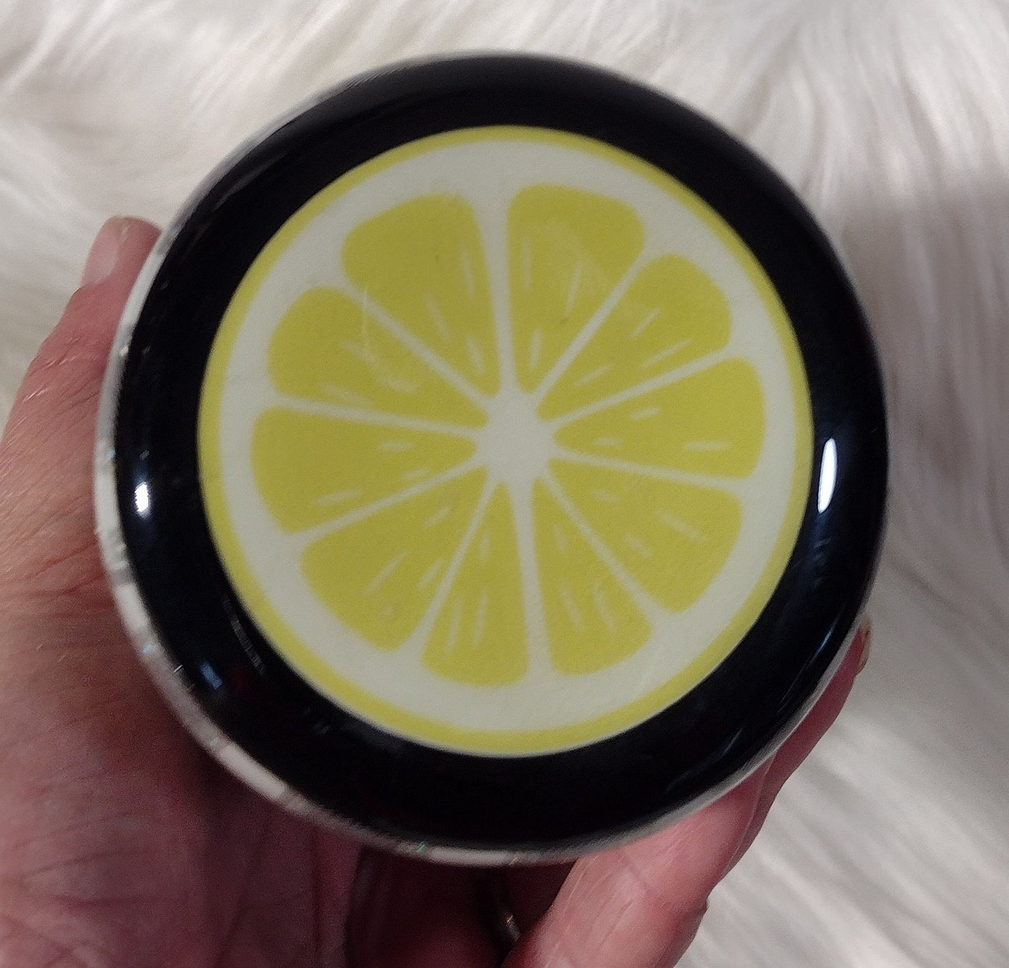 20 oz Lemon Tumbler w/decal